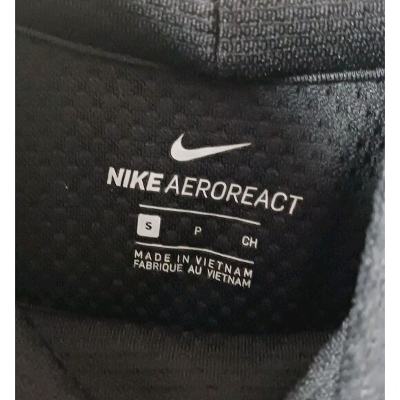 Nike Aeroreact Womens Athletic Running Turtleneck Black Shirt Size‎ S - Picture 3 of 9